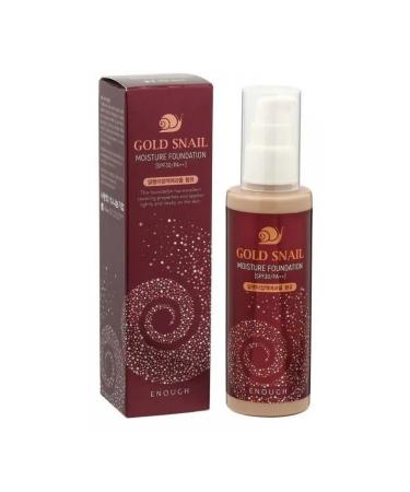 ENOUGH GOLD SNAIL SPF30 foundation base with snail mucin 21