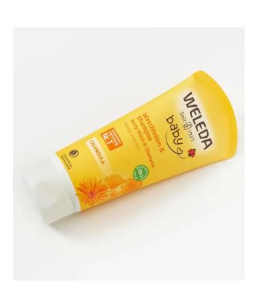 WELEDA Shampoo Gel Baby Calendula Body Wash & Shampoo 200 ml
