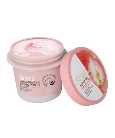 body peach exfoliating scrub cleansing skin rejuvenation