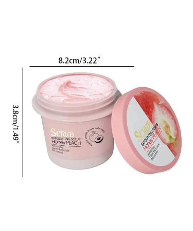 body peach exfoliating scrub cleansing skin rejuvenation - Buy Online on GoSupps.com