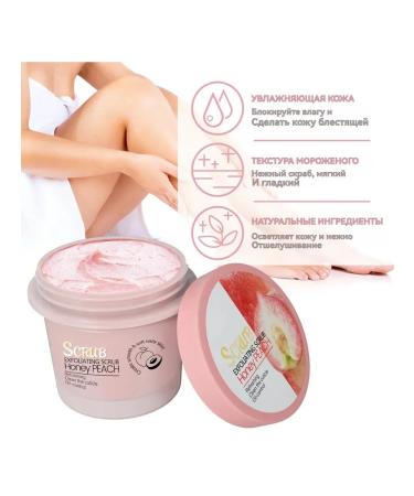 body peach exfoliating scrub cleansing skin rejuvenation - Buy Online on GoSupps.com