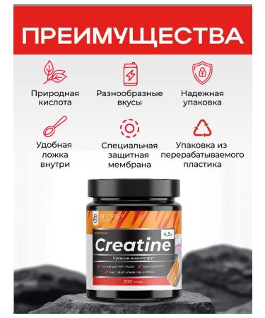 BINERGY Creatine Monohydrate Powder Creatine Energetic 200g - Buy Online on GoSupps.com