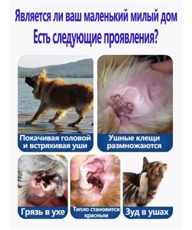 Lotion for cleaning the ears of cats 60ml - Buy Online on GoSupps.com