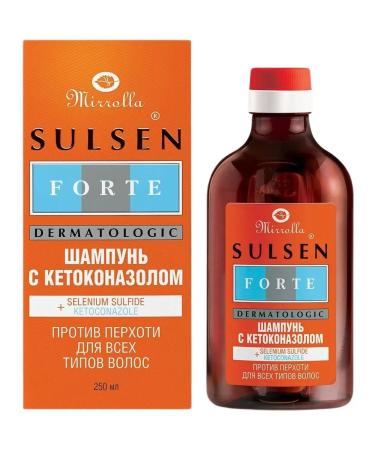 mirrolla Sulsen Forte shampoo from dandruff with ketoconazole 250 ml