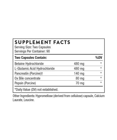 Thorne Research Digating enzymes Advanced Digestive Enzymes 180 Kapaps - Buy Online on GoSupps.com