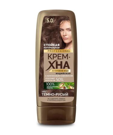 Fito cosmetics Hair henna cream ready Indian dark-brown 5.0 - Buy Online on GoSupps.com