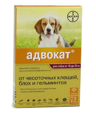 Bayer Antiparasitar for dogs 10-25kg 3P*2.5ml