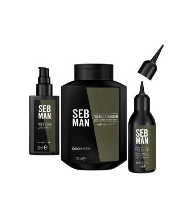 SEBASTIAN PROFESSIONAL SEBASTIAN Shampoo for hair beard and body care 1000 ml - Buy Online on GoSupps.com
