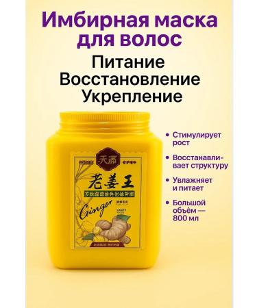 NAMAST Ginger hair mask from falling out 800 ml Therapeutic balm - Buy Online on GoSupps.com