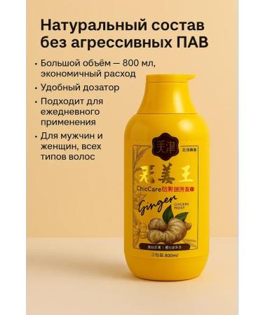 NAMAST Ginger shampoo for hair loss and restoration - Buy Online on GoSupps.com