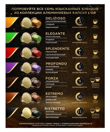 L'OR Espresso Splendente coffee natural ground in - Buy Online on GoSupps.com