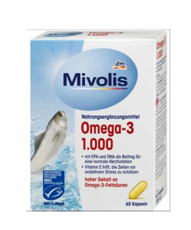 Mivolis Omega-3 1000 with sea fish oil