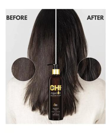 chi Argan Shampoo for hair restoration and nutrition with argan oil - Buy Online on GoSupps.com