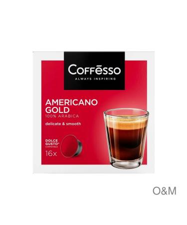 Coffee in Coffesso Americano Gold DG 6pcs