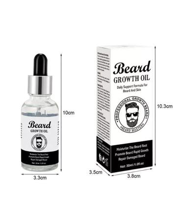 Hair growth of a beard