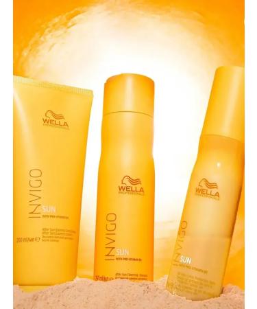 WELLA PROFESSIONALS The shampoo cleansing for the sun protection Invigo Sun 300 ml - Buy Online on GoSupps.com