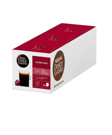 Nescafe Dolce Gusto Coffee in capsules Americano 48pcs - Buy Online on GoSupps.com