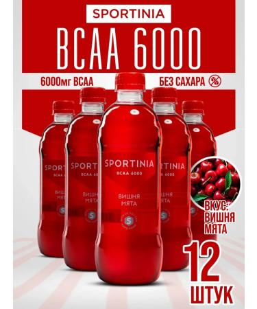 SPORTINIA BCAA 6000 Mg drink without sugar cherries-grinding 12pcs