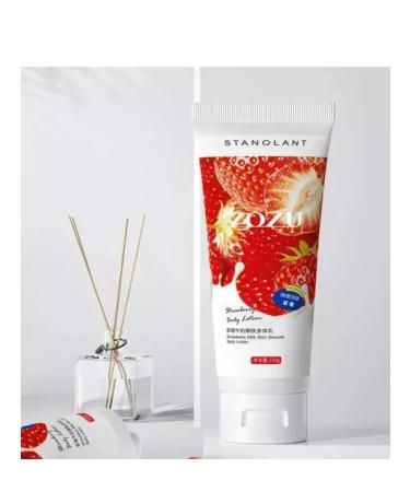 Zozu A rejuvenating body lotion with aroma "Strawberry milk" - Buy Online on GoSupps.com