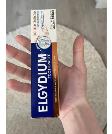 Elgydium Toothpaste gel from caries and strengthening enamel 75 ml - Buy Online on GoSupps.com
