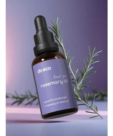 DO ECO Rosemary oil for hair eyelashes eyebrows and beards 30 ml - Buy Online on GoSupps.com