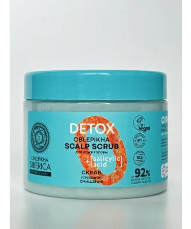 Natura Siberica Scrub for scalp and hair from fatty sea buckthorn Detox - Buy Online on GoSupps.com