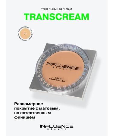 Influence Beauty Tonal balm Facial Cream Transcream tone 01