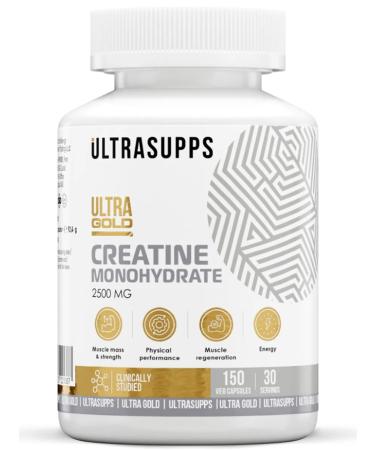 UltraSupps Creatine Monohydrate Ultra Gold Creatine Monohydrate 150 caps