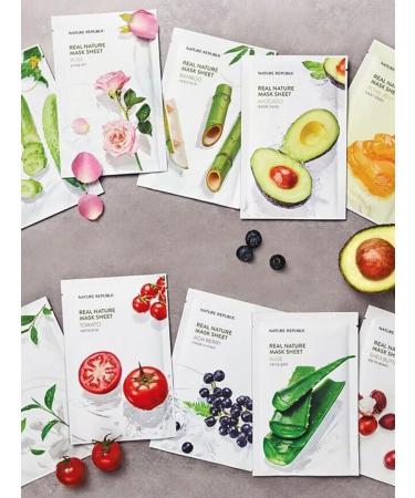 Nature Republic Chamomile + Avocado Faces Faces 20 pcs - Buy Online on GoSupps.com