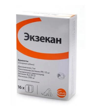 Ceva Eczecan for dogs and cats from allergies 16 cubes