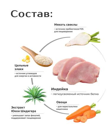 QUATTRO Feed for puppies of medium and large breeds with turkey - Buy Online on GoSupps.com