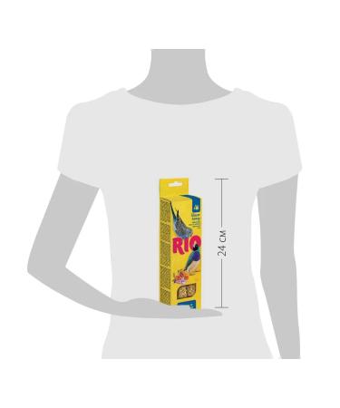 RIO Sticks of wavy parrots and exotes with honey (b holder) - Buy Online on GoSupps.com