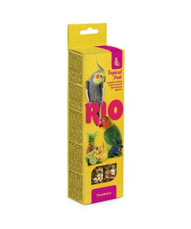 RIO Sticks for medium parrots with tropical fruits 2pcs*75g