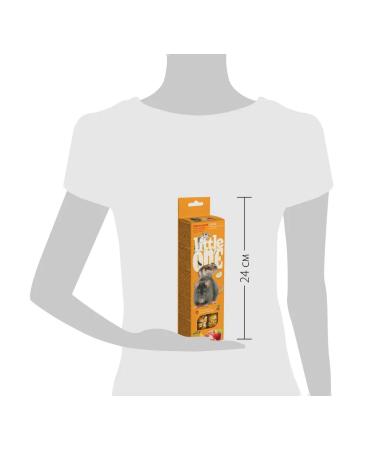 LITTLE ONE Sticks of hamsters mice and gerbils with fruits and nuts - Buy Online on GoSupps.com