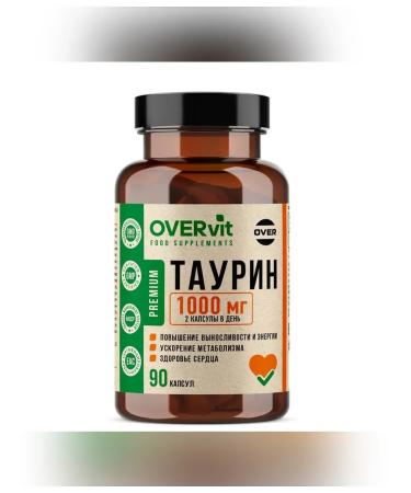 OVER Taurin for health and energy 90 capsules - Buy Online on GoSupps.com