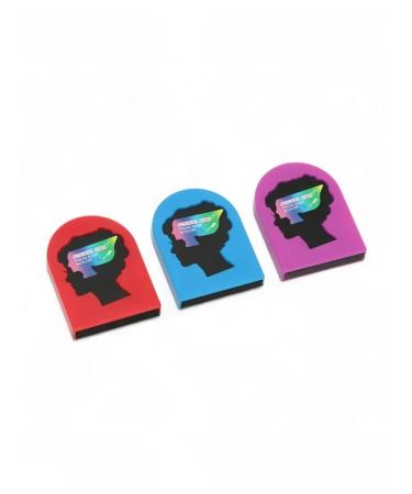 Simaland Call for hair with a clamp set 3 colors