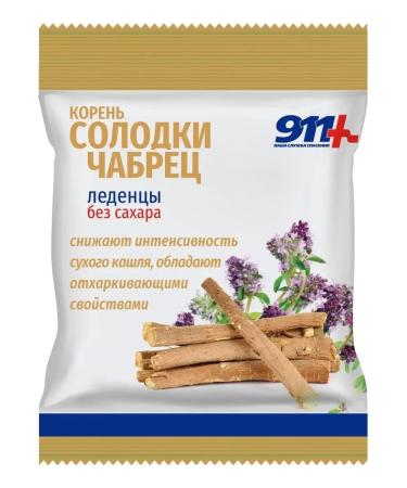911 Your emergency service 911 Ledes of thyme and licorice root 2 packs of 50 grams - Buy Online on GoSupps.com