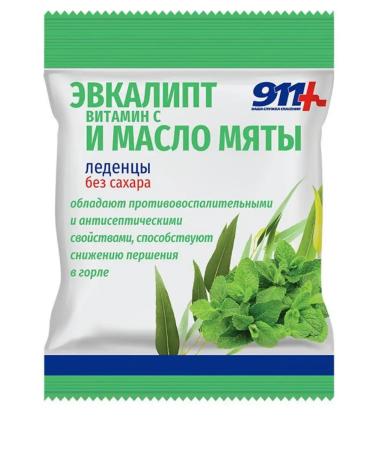 911 Your emergency service 911 Eucalyptus with vitamin C and mint oil 3 packages - Buy Online on GoSupps.com