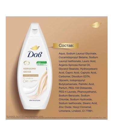 Dav Cream-gel shower genture silk 250ml - Buy Online on GoSupps.com