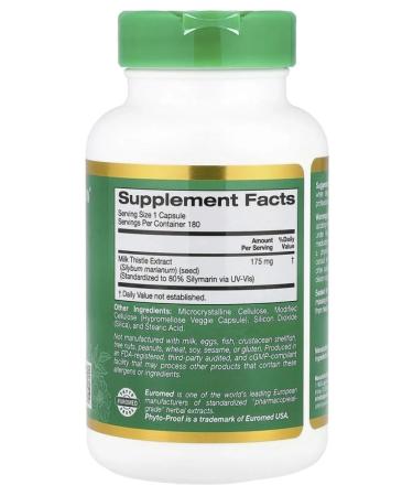 California Gold Nutrition Proophasha extract 175 mg 180 capsules - Buy Online on GoSupps.com