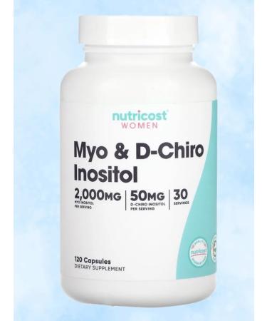 Nutricost Mio and D-Hiro Inositol for women 120 capsules