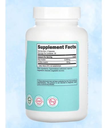 Nutricost Mio and D-Hiro Inositol for women 120 capsules - Buy Online on GoSupps.com