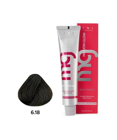 TNL PROFESSIONAL Hair cream 6.18 dark blond ash chocolate