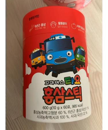Dongwon F&B Tayo Taio Red Ginseng Extract for children 60 sticks