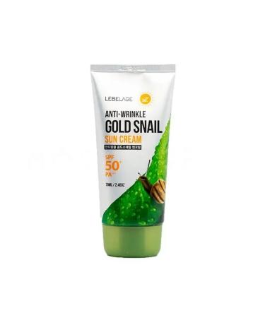 Lebelage Sunscreen for face cream with snail mucin 70 ml - Buy Online on GoSupps.com