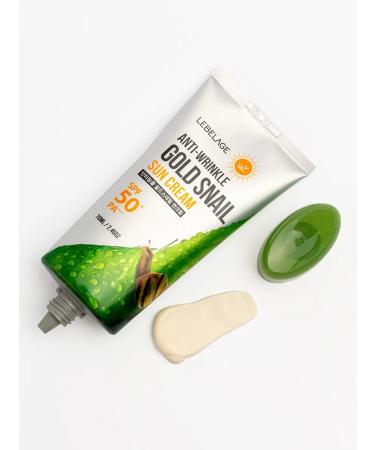 Lebelage Sunscreen for face cream with snail mucin 70 ml - Buy Online on GoSupps.com