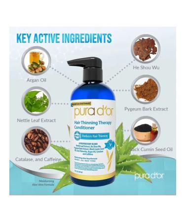 PURA D'OR Hair growth air conditioning biotin 473 ml - Buy Online on GoSupps.com