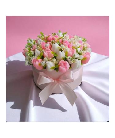 Dogooders and handicrafts Bouquet of tulips from soap birthday gift