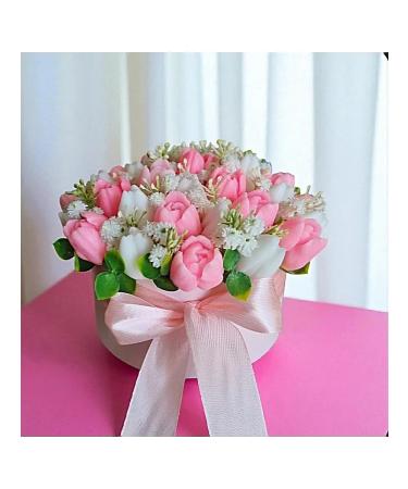 Dogooders and handicrafts Bouquet of tulips from soap birthday gift - Buy Online on GoSupps.com