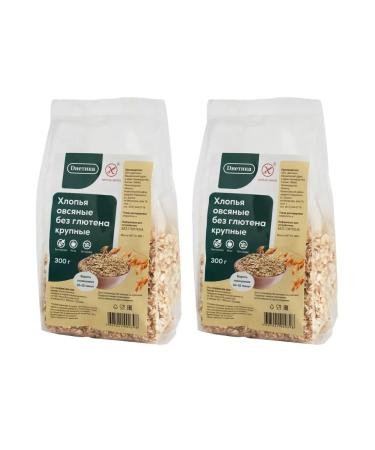 OatmeaflakeCorp Large oatmeal flakes without gluten 300 g 2 pcs - Buy Online on GoSupps.com